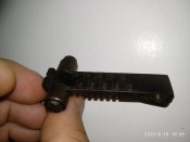 Прицельная планка с пружиной и штифтом