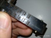 Прицельная планка с пружиной и штифтом