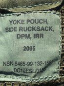 YOKE POUCH PLCE DPM, IRR