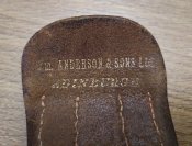 Ремень офицерский, кожа, размер 114 х 5,7 см, пмв, б/у, армия ВС Великобритании
