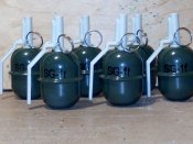 5шт. SG-1t світлошумових гранат з активною чекою-аналог УЗРГМ 250грн/од.Відео