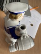 Штоф морячок с бокалами. Сувенирный набор ГДР