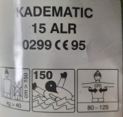 Спасательный самонадувной жилет Kadematic 15 ALR, склад, Германия
