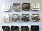 Набір значків Кораблі 12 шт.
