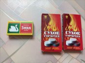 Спички swan + сухое горючее