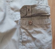 Трекинговые бриджи, шорты Lee Cooper, размер 34, серые, Великобритания