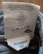Трекинговые бриджи, шорты Lee Cooper, размер 34, серые, Великобритания
