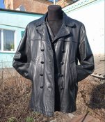 Бушлат куртка офицера РККА, НКВД, кожаный  р. ХХL