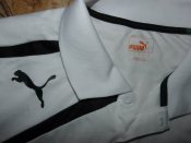 Термофутболка спортивная поло Puma белая оригинал size L/52