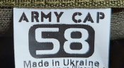 Кепка ВСУ, ЗСУ, камуфляж пиксель, кокарда, размер 58, новая, Украина (1 шт.)