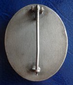Знак "За ранение 1939" в серебре.