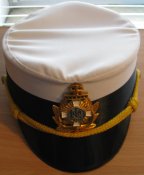 Фуражка женская парадная для офицеров ВМС ВМФ Украины Новая