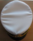 Фуражка женская парадная для офицеров ВМС ВМФ Украины Новая