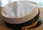 Фуражка женская парадная для офицеров ВМС ВМФ Украины Новая