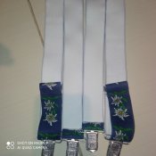підтяжки Х-подібні.едельвейс,РСТ Німеччина. Б/В. довжина115см. 135см.