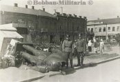 КИРОВОГРАД H685 Russland Kirowograd zerstörtes J.Stalin Denkmal auf A.-H.-PLatz Sch.Reg.11.jpg