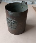 Кружка медная, солдатская. Австро-Венгрия.