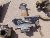 Кусок обшивки и запчасти. Сбитого СУ-34 Маера Красноярцева А.В. ВКС РФ