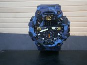 Годинник чоловічий Skmei 1637 Blue-Military, камуфляж.