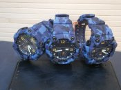 Годинник чоловічий Skmei 1637 Blue-Military, камуфляж.