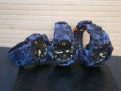 Годинник чоловічий Skmei 1637 Blue-Military, камуфляж.