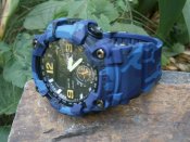 Годинник чоловічий Skmei 1637 Blue-Military, камуфляж.