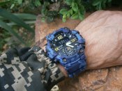 Годинник чоловічий Skmei 1637 Blue-Military, камуфляж.