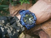 Годинник чоловічий Skmei 1637 Blue-Military, камуфляж.