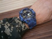 Годинник чоловічий Skmei 1637 Blue-Military, камуфляж.