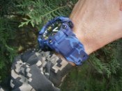 Годинник чоловічий Skmei 1637 Blue-Military, камуфляж.