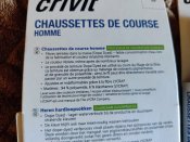 3 пари шкарпетки Crivit 45/46р