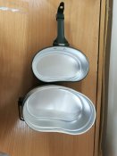 Котелок BW трехсоставной, олива, алюминий, Mil-Tec Германия. Новый