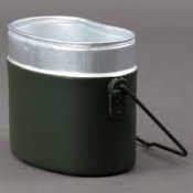 Котелок трехсоставной BW, алюминий. Новый Mil-Tec Германия.