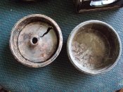 Бакелитовый карбидный фонарь из снаряжения вермахта.
