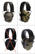Активные стрелковые наушники Walkers razor slim (1 шт.)