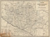 Полтавська область УРСР. Німецька карта...