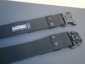 Ремінь тактичний чорний Blakhawk, 90 - 105 см.