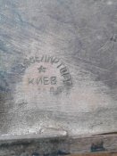 Портсигар Пограничник с собакой 30х годов