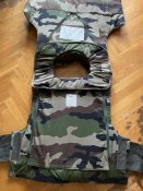 Бронежилет армии Франции с круговой кевларовой рубашкой, пажом и шеей
