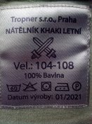 Футболка Армия Чехии.100%Оригинал. Олива.Абсолютно новая.Размер 104-108(XL)