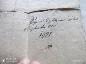 конверт письмо 1810г  генералу Барклай де Толлю