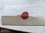 конверт письмо 1810г  генералу Барклай де Толлю