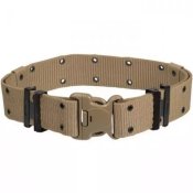 Тактический ремень LC2 Duraflex Buckle, coyote. Новый, Mil-Tec Германия. Размер M (талия до 110 см.)