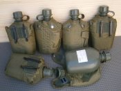 Фляга армійська "US Army bottle" 1 л пластикова, олива. MiL-tec Німеччина. (1 шт.)