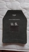 Керамическая бронепластина (бронеплита) ESAPI - Medium. класс 6 (класс 4 США stand alone 7.62 APM2