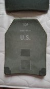Керамическая бронепластина (бронеплита) ESAPI - Medium. класс 6 (класс 4 США stand alone 7.62 APM2