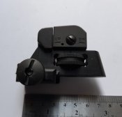 Приціл механічний з подвійним регулюванням  для АR- 10 та кулимета