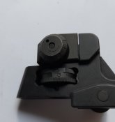 Приціл механічний з подвійним регулюванням  для АR- 10 та кулимета