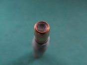 Американский опытный патрон 5,56 с пластиковой гильзой.