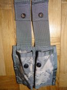 Подсумок на 2 гранаты подствольника пиксель ACU molle армия США состояние хорошее